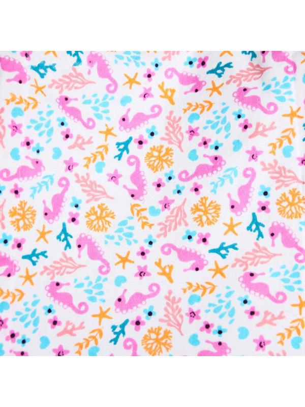 Горка для купания из фланели, цвет белый МИКС