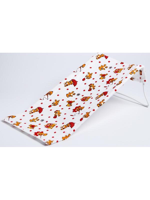 Горка для купания из фланели, цвет белый МИКС