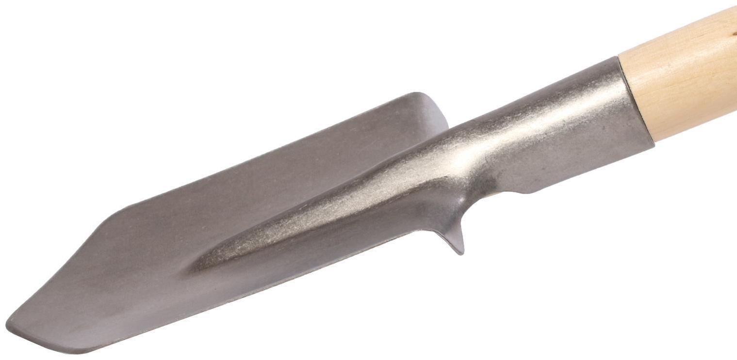 Лопата автомобильная, длина 50 см, титан, деревянный черенок, в чехле