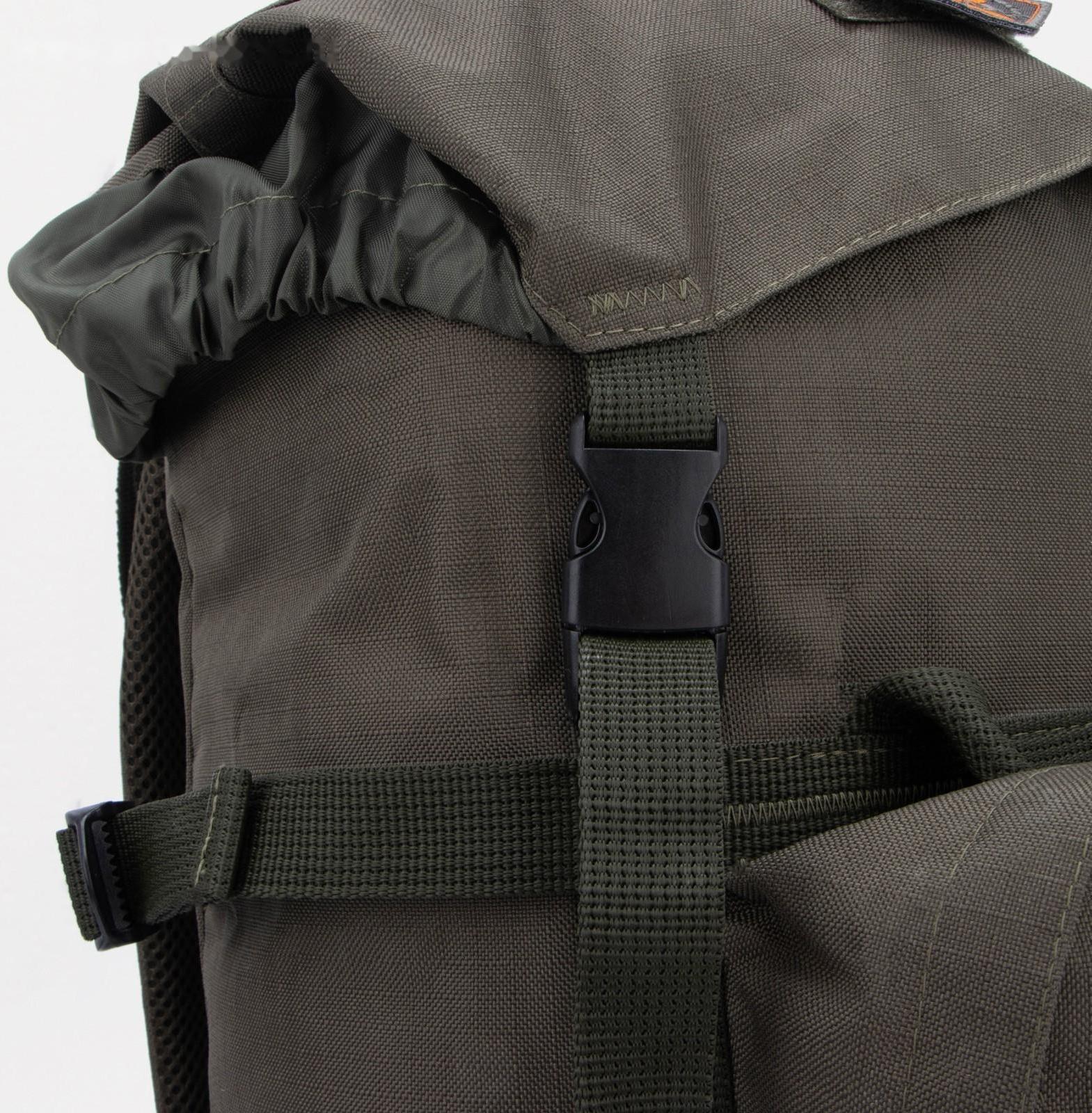 Рюкзак туристический, 40 л, отдел на стяжке, 3 наружных кармана, цвет хаки