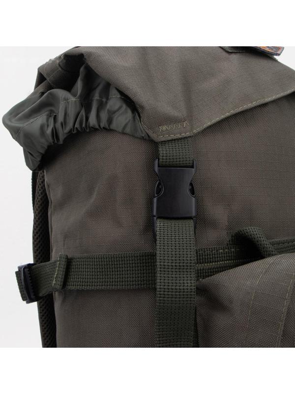 Рюкзак туристический, 40 л, отдел на стяжке, 3 наружных кармана, цвет хаки