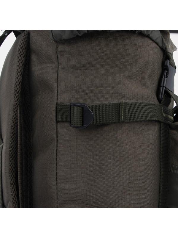 Рюкзак туристический, 40 л, отдел на стяжке, 3 наружных кармана, цвет хаки