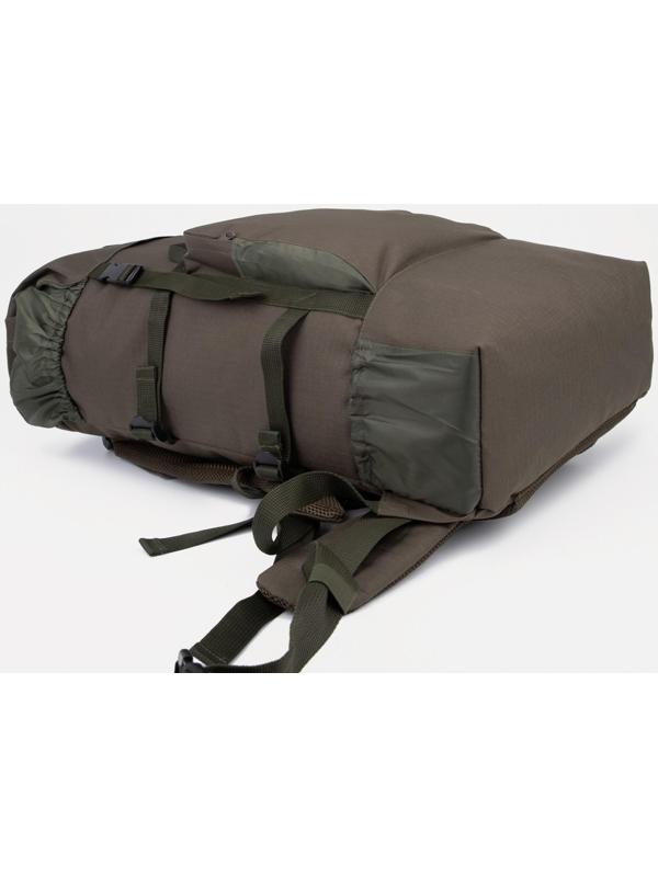 Рюкзак туристический, 40 л, отдел на стяжке, 3 наружных кармана, цвет хаки