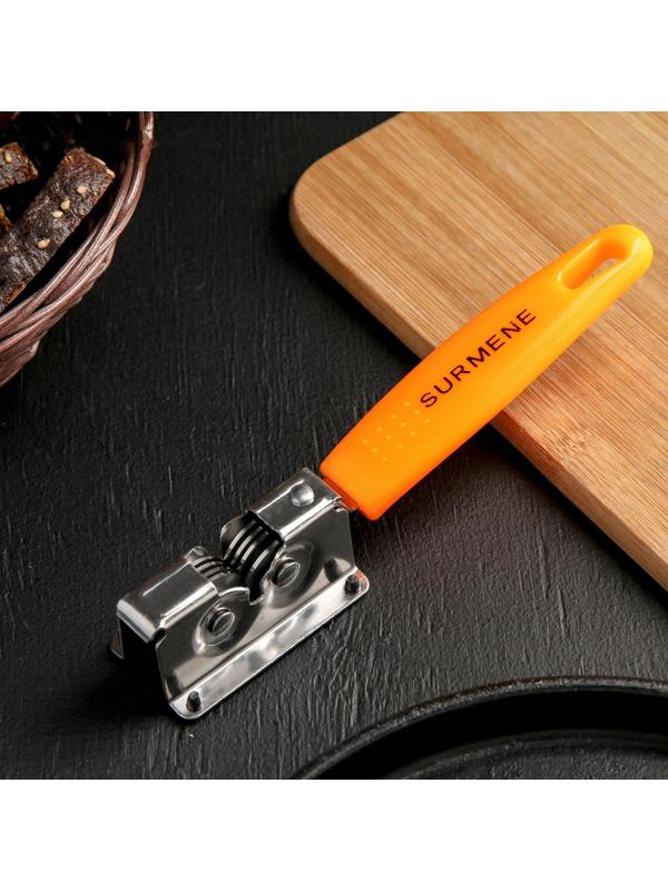 Точилка для ножей Доляна «Оранж», 19×3,5 см