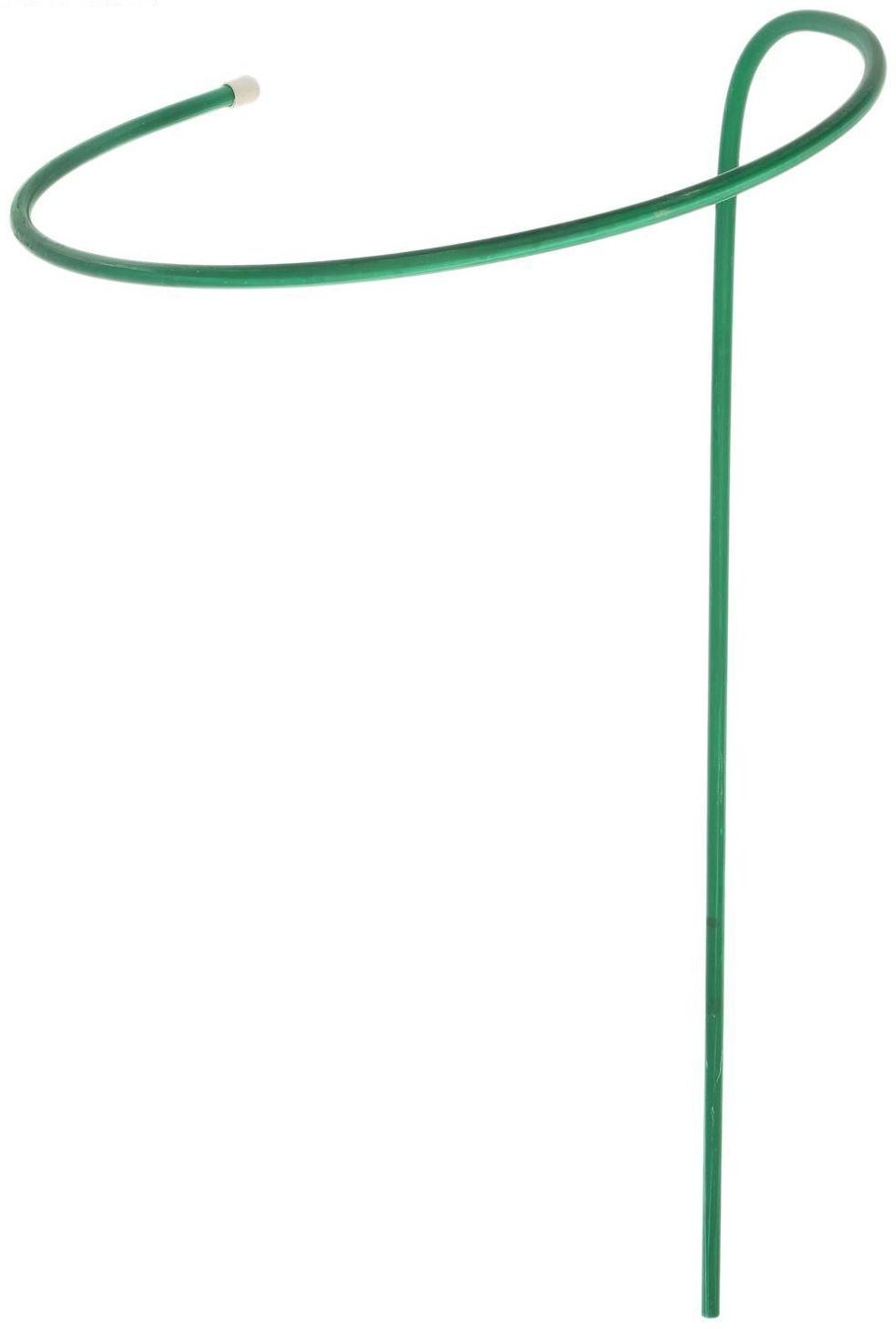 Кустодержатель для цветов, d = 40 см, h = 120 см, ножка d = 1 см, металл, зелёный