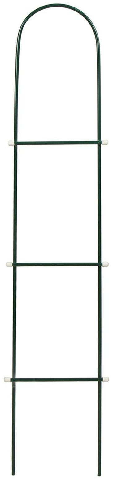 Шпалера, 140 × 23 × 1 см, металл, зелёная, «Лестница», МИКС