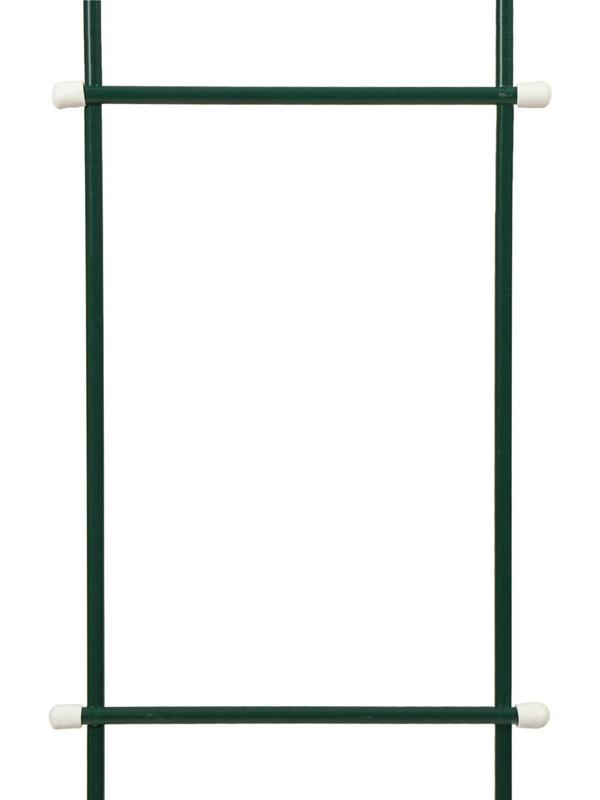 Шпалера, 140 × 23 × 1 см, металл, зелёная, «Лестница», МИКС
