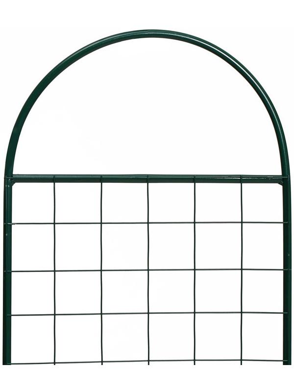 Шпалера, 137 × 30 × 1 см, металл, зелёная, «Сетка узкая»