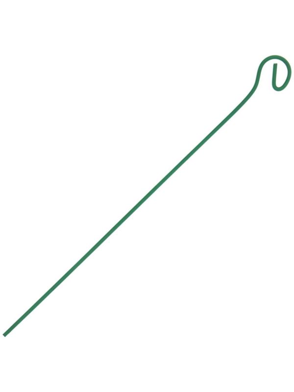 Колышек для подвязки растений, h = 40 см, d = 0.3 см, проволочный, зелёный, Greengo