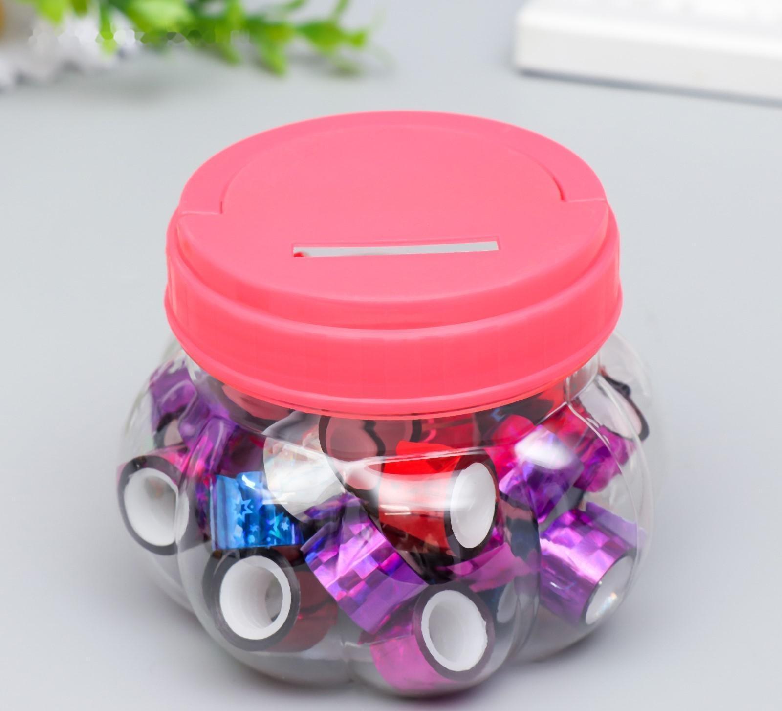 Клейкая лента пластик в банке 