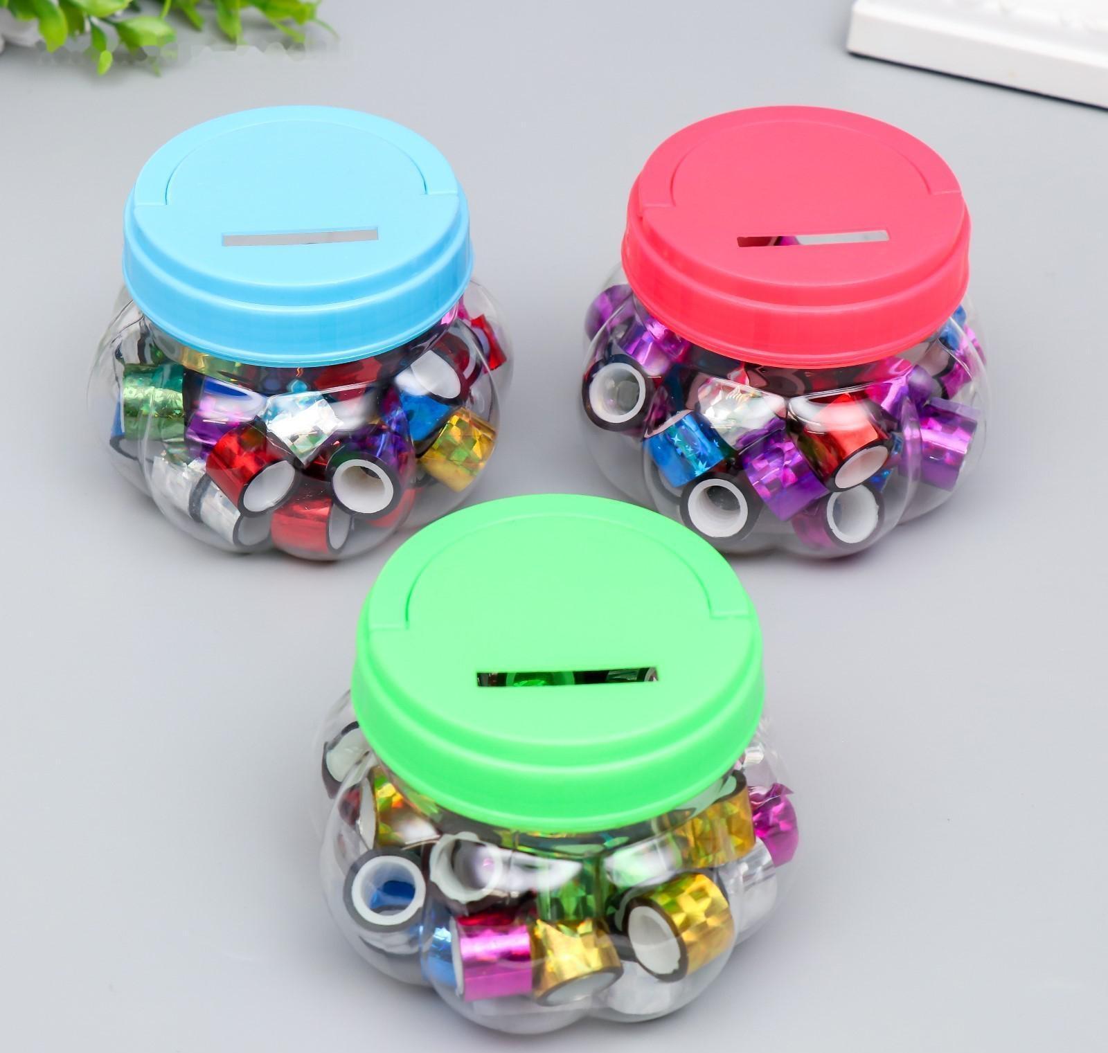 Клейкая лента пластик в банке 