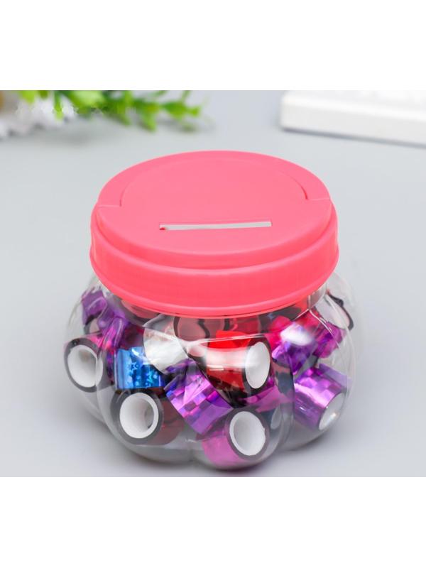 Клейкая лента пластик в банке 