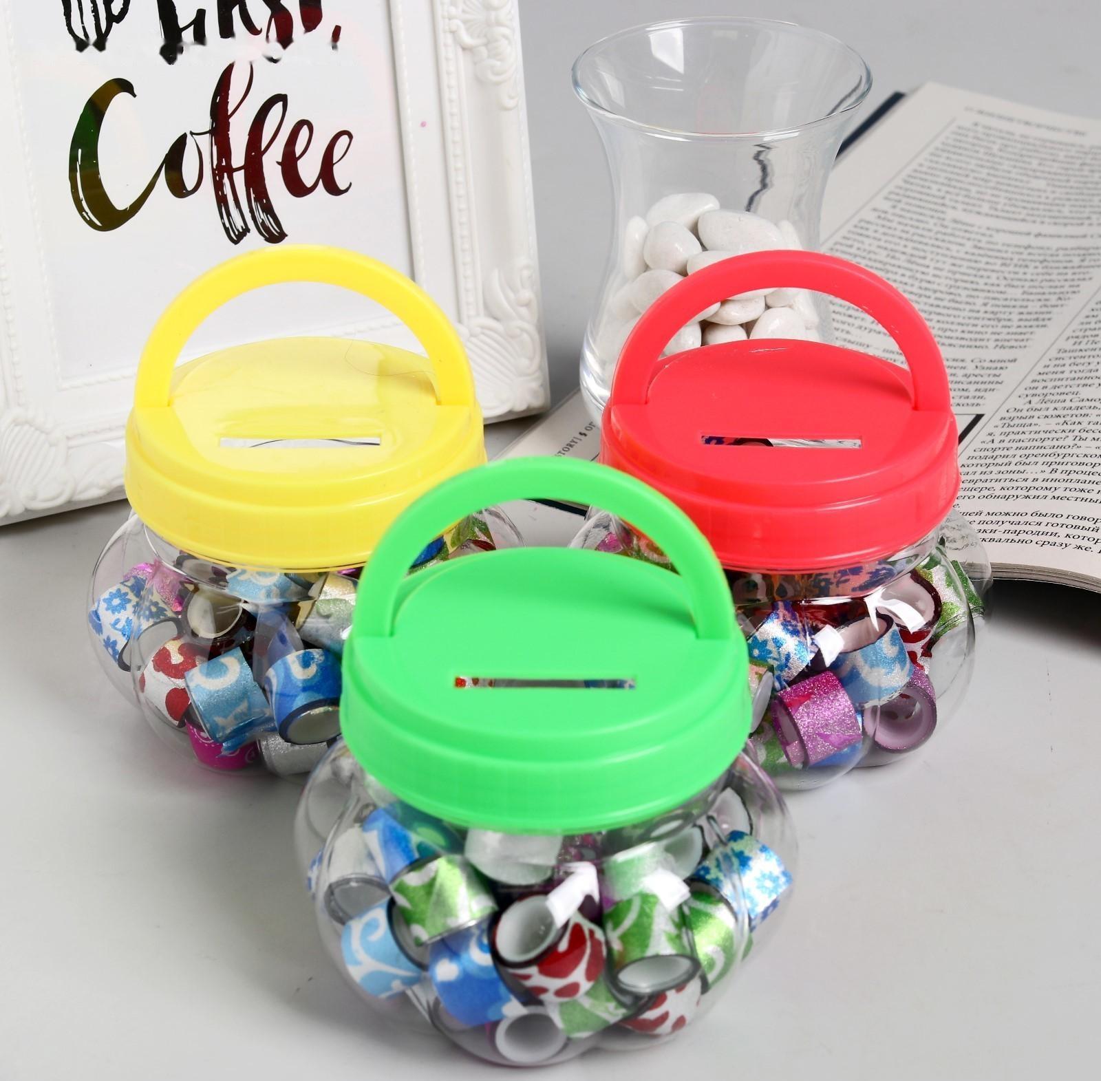 Клейкая лента пластик в банке 