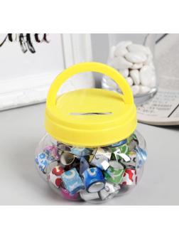 Клейкая лента пластик в банке 