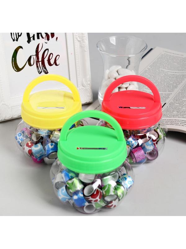 Клейкая лента пластик в банке 