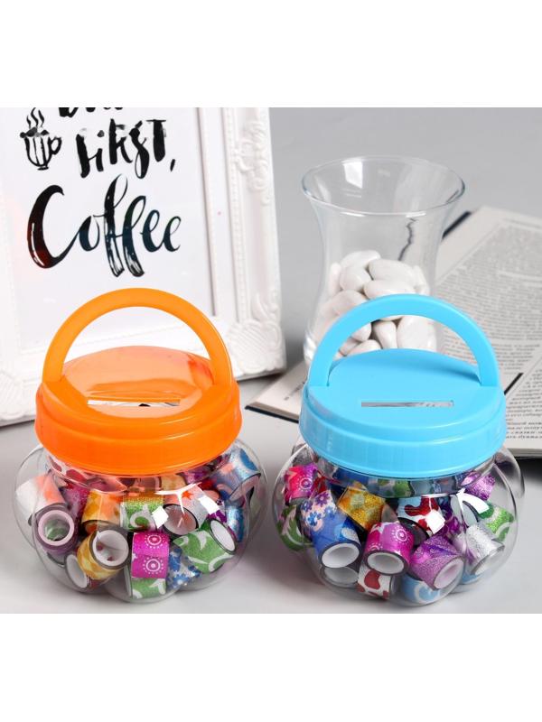 Клейкая лента пластик в банке 