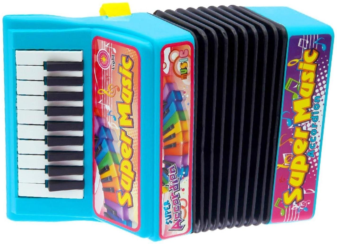 Музыкальная игрушка «Аккордеон», 10 мелодий, МИКС