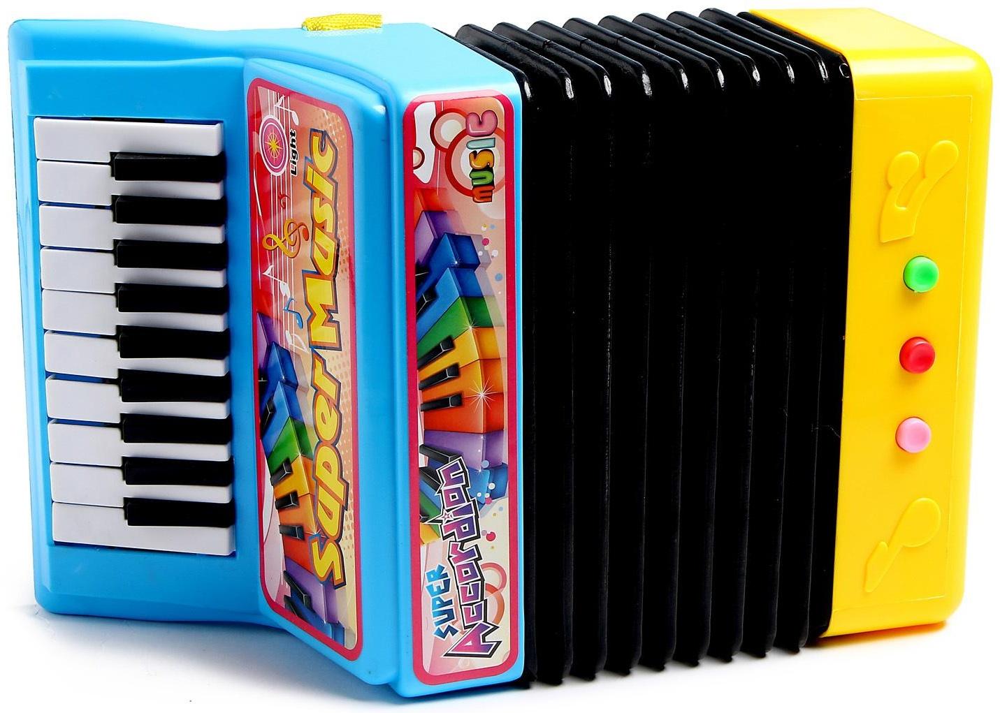 Музыкальная игрушка «Аккордеон», 10 мелодий, МИКС