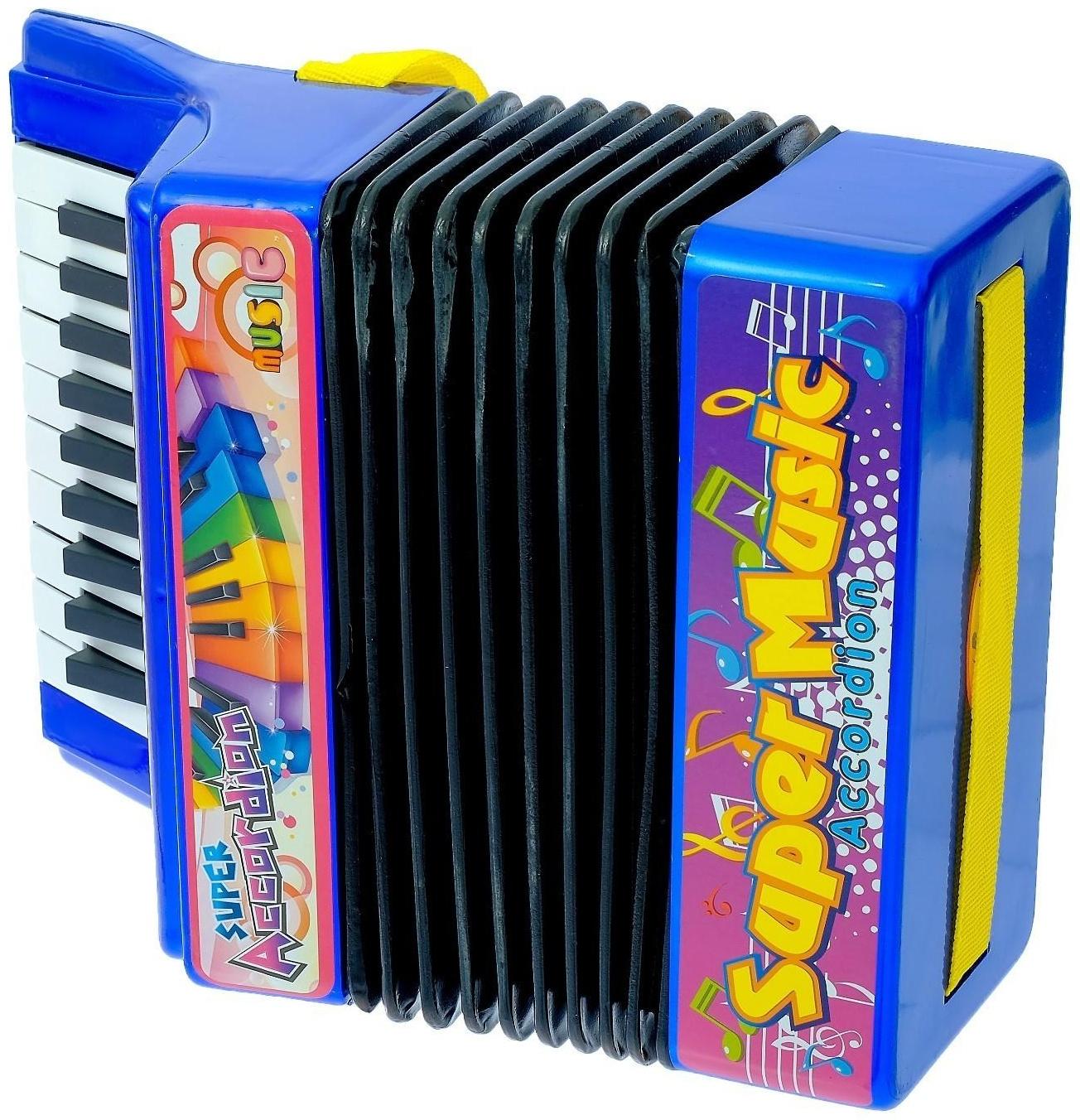 Музыкальная игрушка «Аккордеон», 10 мелодий, МИКС