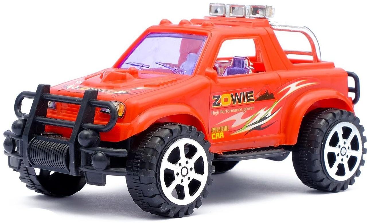 Машина инерционная «Джип триал», цвета МИКС