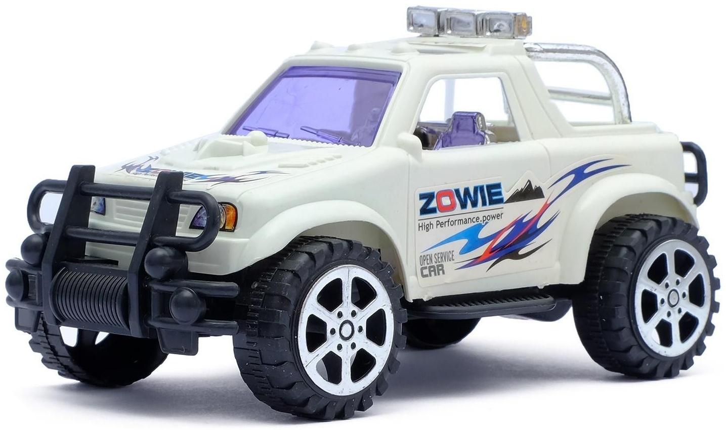 Машина инерционная «Джип триал», цвета МИКС