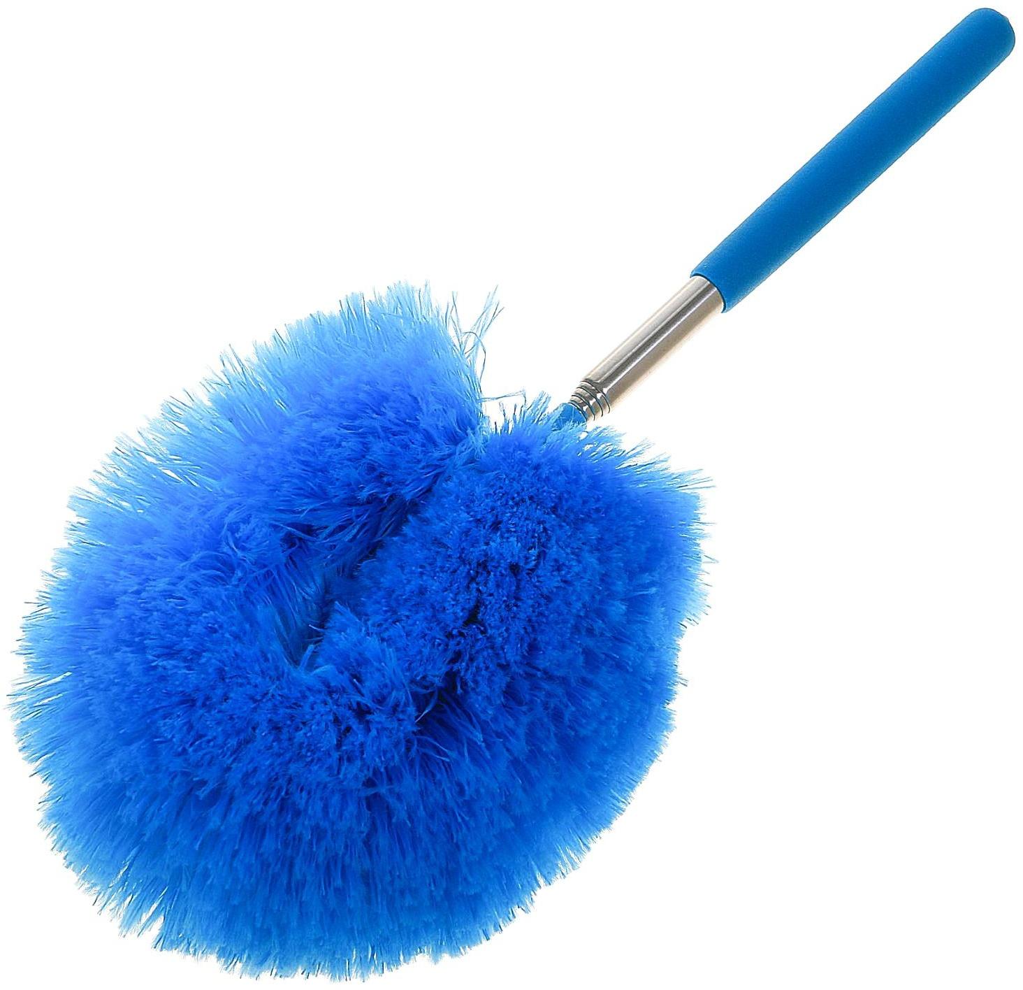 Щётка для удаления пыли, телескопическая ручка, 25-60 см, цвет МИКС