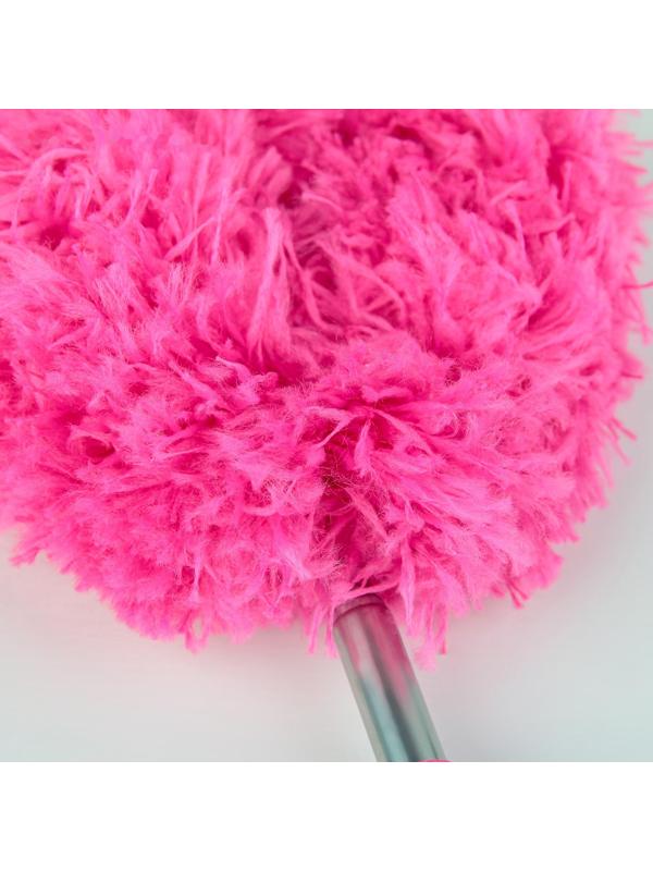 Щётка для удаления пыли, телескопическая ручка, 25-60 см, цвет МИКС