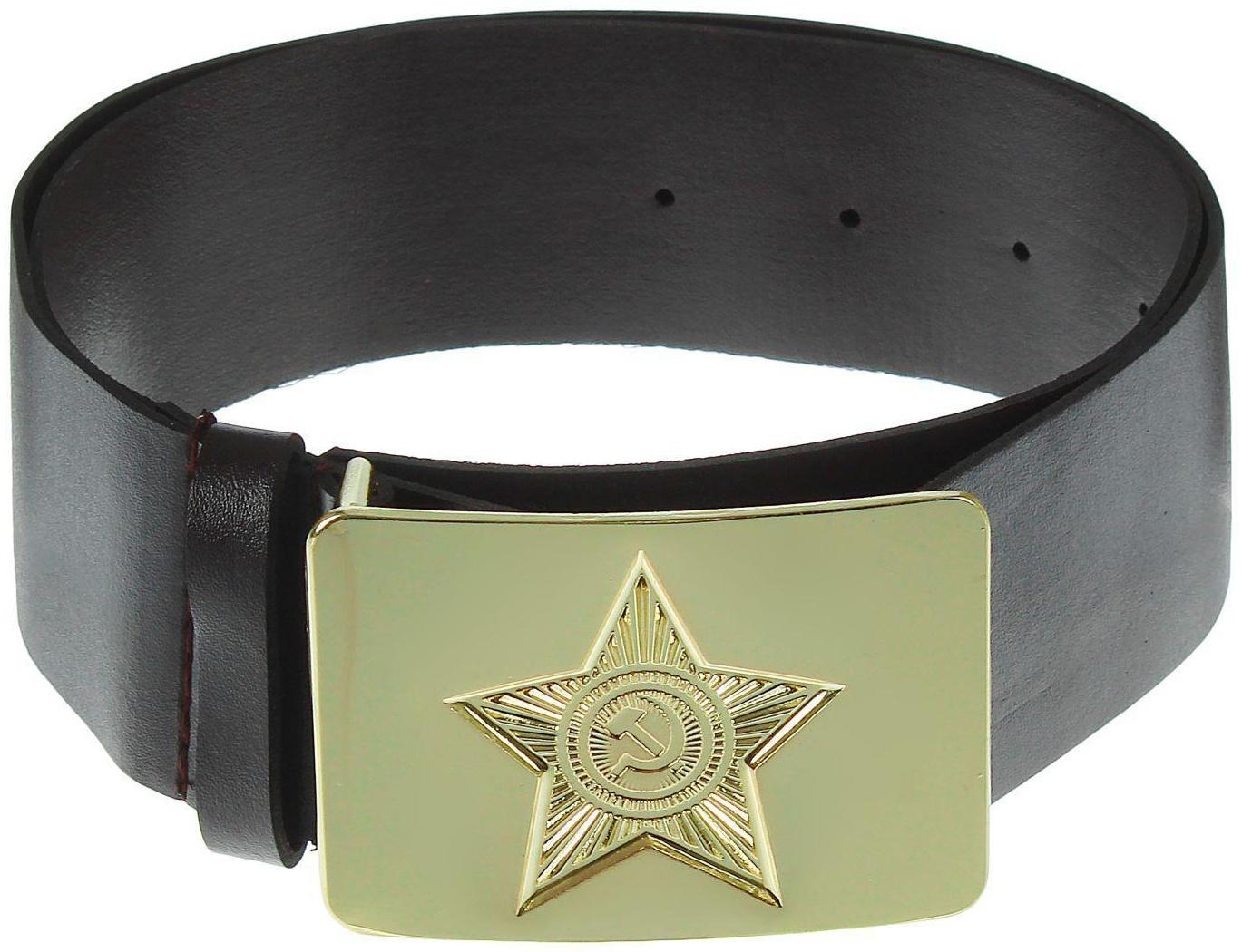 Ремень для костюма военного, 110 см, бляха: 5,5 × 8 см