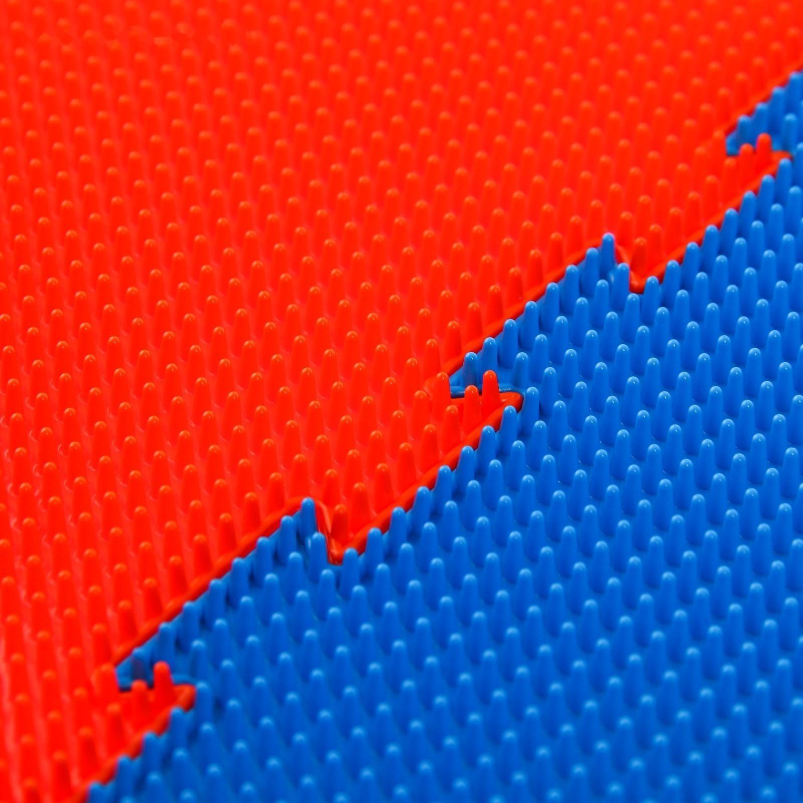 Модульный массажный коврик ОРТОДОН «Трава», жесткий, цвет МИКС