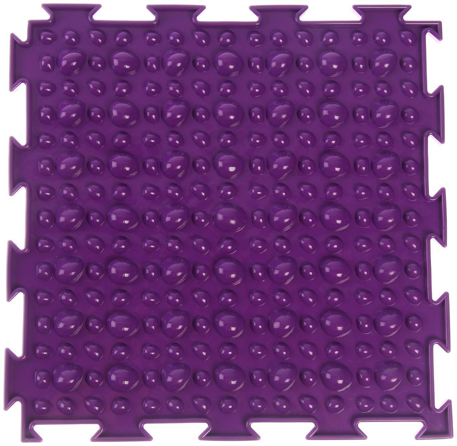 Модульный массажный коврик ОРТОДОН «Камешки», мягкий, цвет МИКС