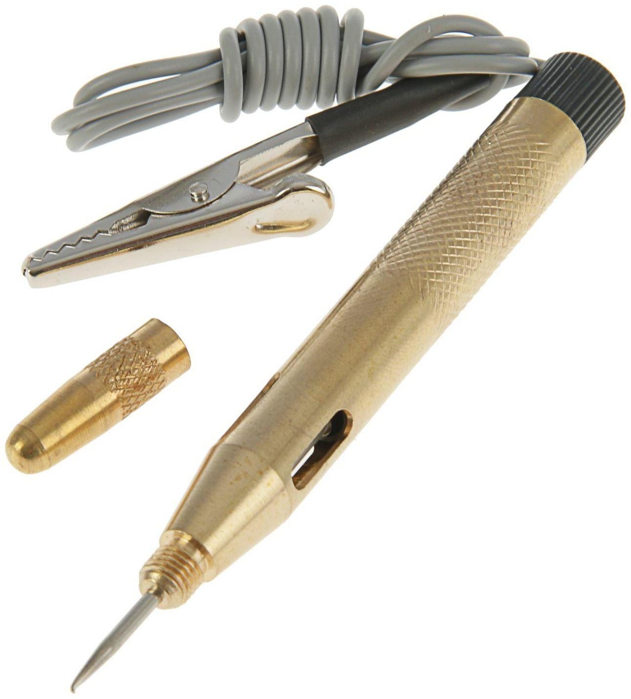 Тестер автомобильный Sparta, 6-24 В, 110 мм, металлический корпус