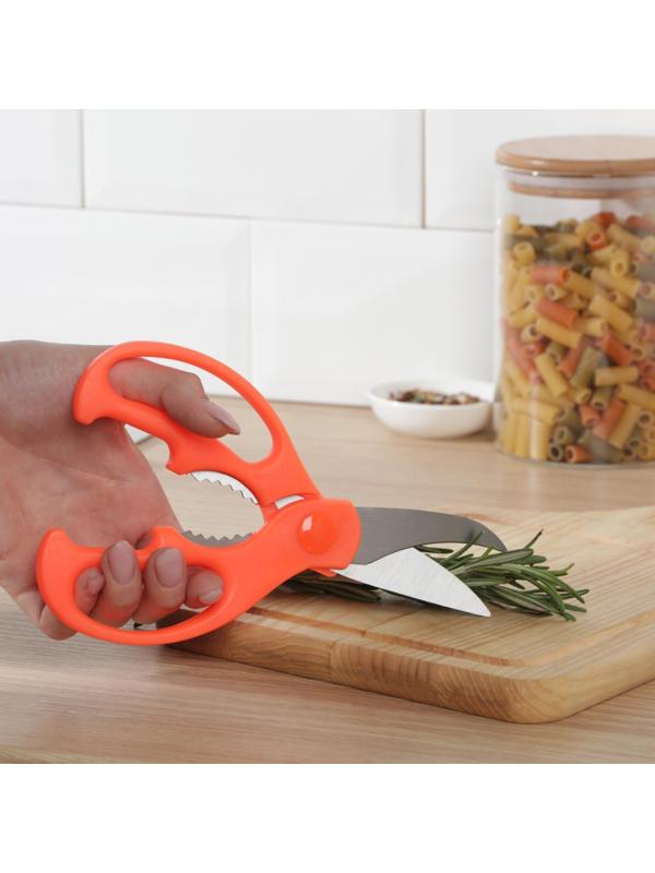 Ножницы кухонные Доляна «Ловкач», 19 см