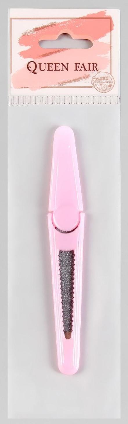 Пилка металлическая для ногтей, с колпачком, 10,5 см, цвет МИКС