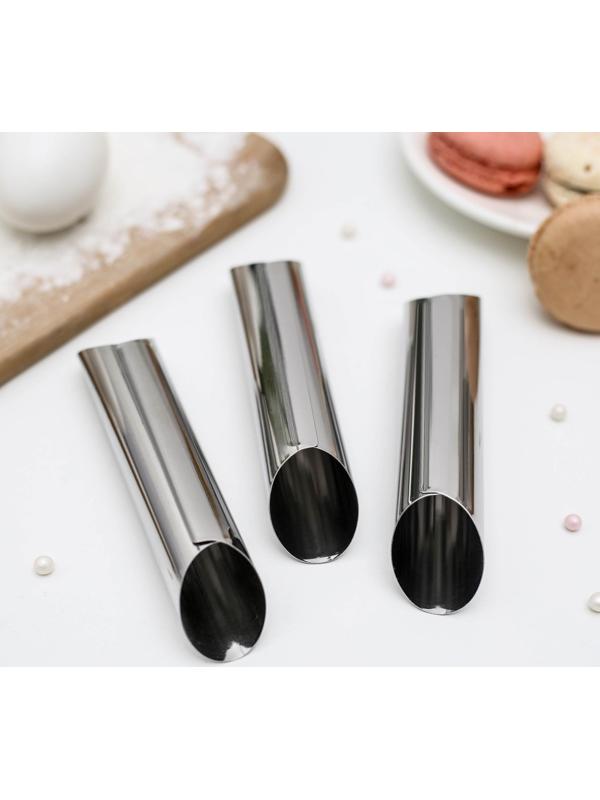 Набор форм для круассанов и трубочек, 13×3,5 см, 3 шт