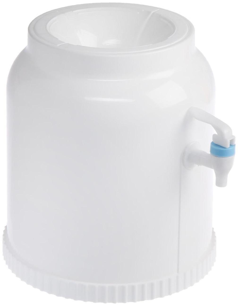 Кулер-водораздатчик Luazon, без нагрева и охлаждения, бутыль 11/19 л, белый