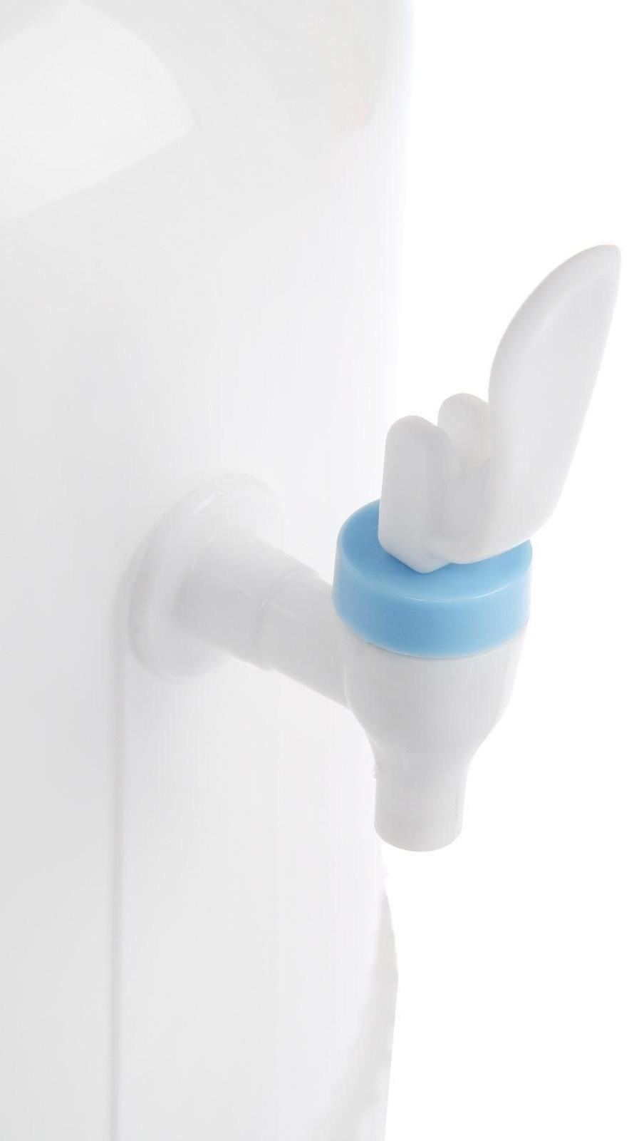 Кулер-водораздатчик Luazon, без нагрева и охлаждения, бутыль 11/19 л, белый