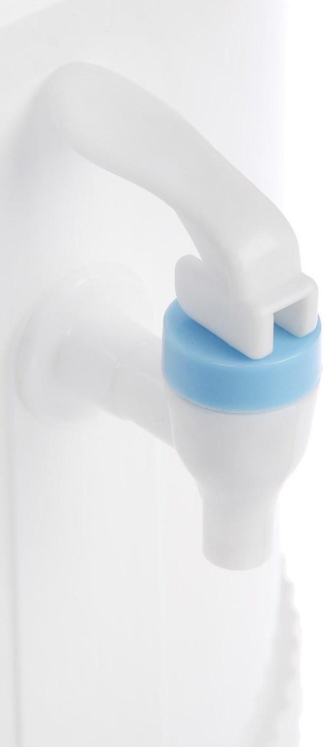 Кулер-водораздатчик Luazon, без нагрева и охлаждения, бутыль 11/19 л, белый