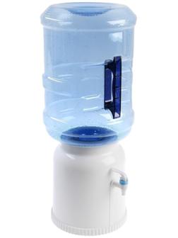 Кулер-водораздатчик Luazon, без нагрева и охлаждения, бутыль 11/19 л, белый