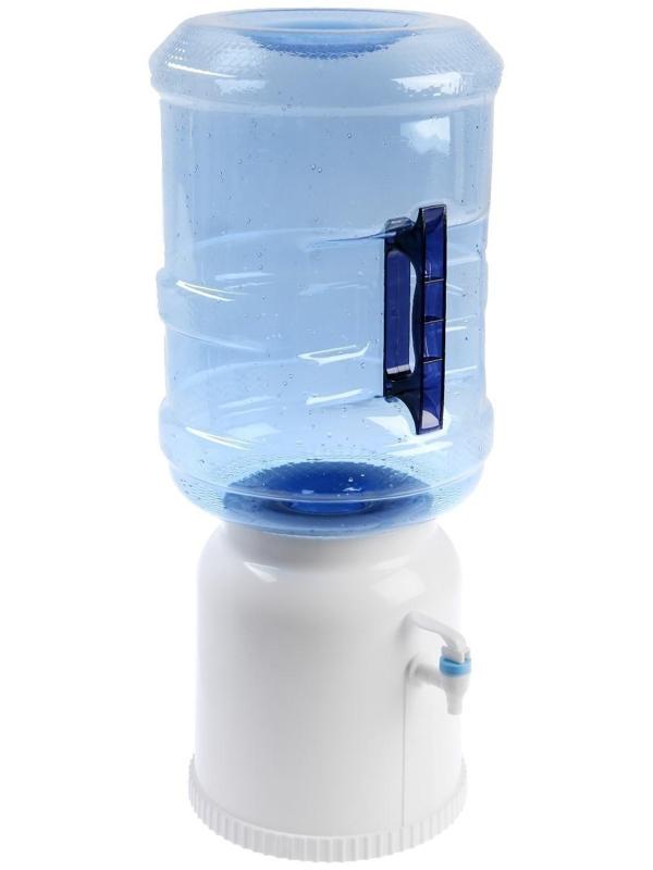 Кулер-водораздатчик Luazon, без нагрева и охлаждения, бутыль 11/19 л, белый