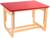 Стол детский регулируемый, цвет красный