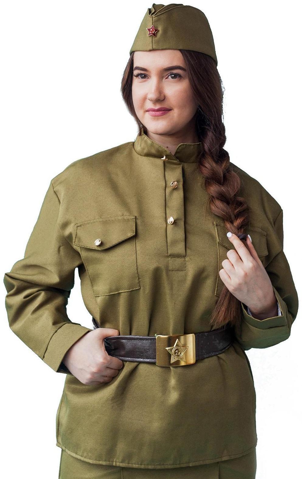 Гимнастёрка военная женская, люкс, р. 44-46