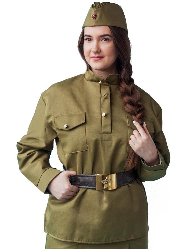 Гимнастёрка военная женская, люкс, р. 44-46