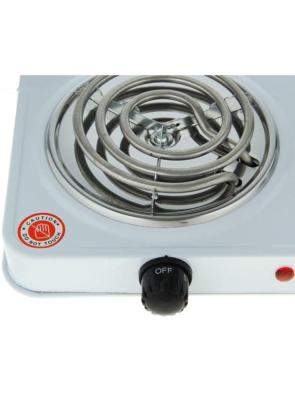 Плитка электрическая Luazon LHP-003, 2 конфорки, 2000 Вт, нагреватель спираль, белая