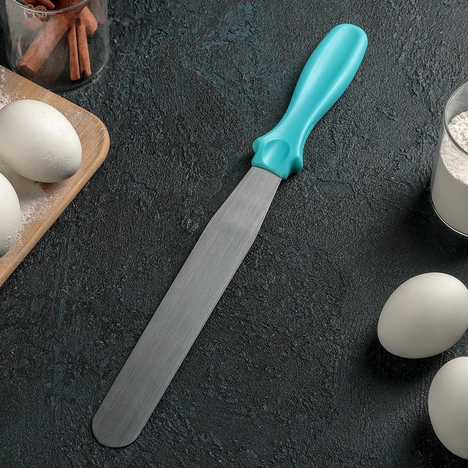 Лопатка-палетка прямая 33 см, цвет МИКС