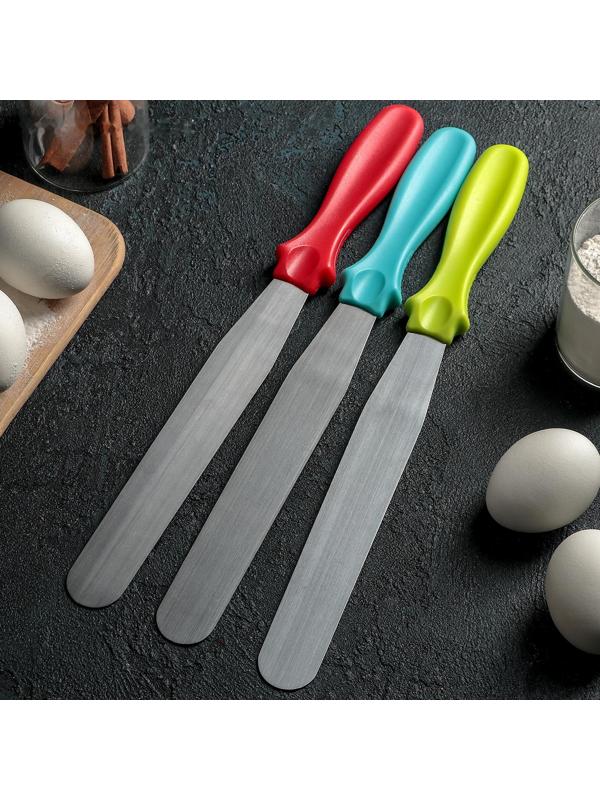 Лопатка-палетка прямая 33 см, цвет МИКС