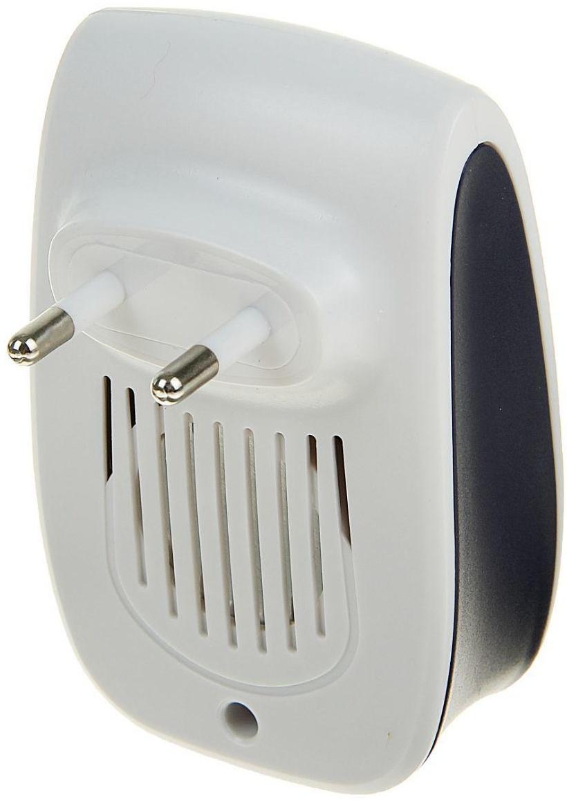 Отпугиватель насекомых и грызунов LuazON LRI-08, ультразвуковой, 70 м2, 220 В, белый