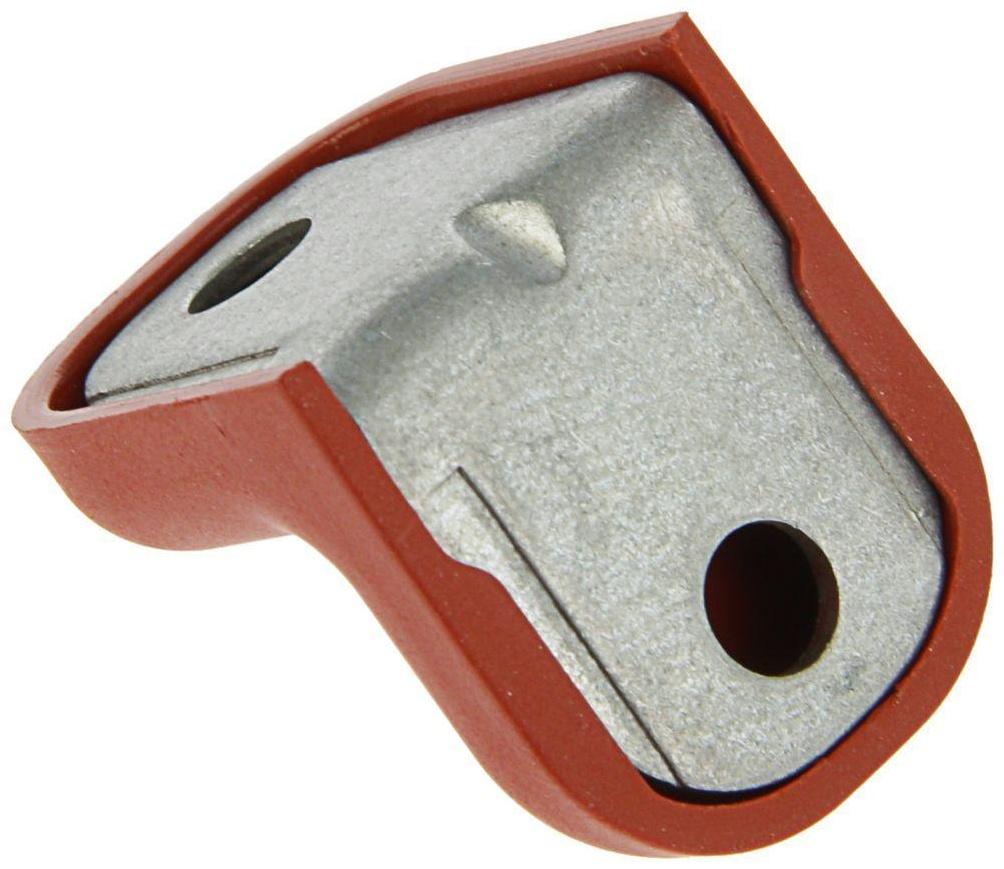 Уголок крепежный, с пластиковой крышкой, цвет красное дерево светлое