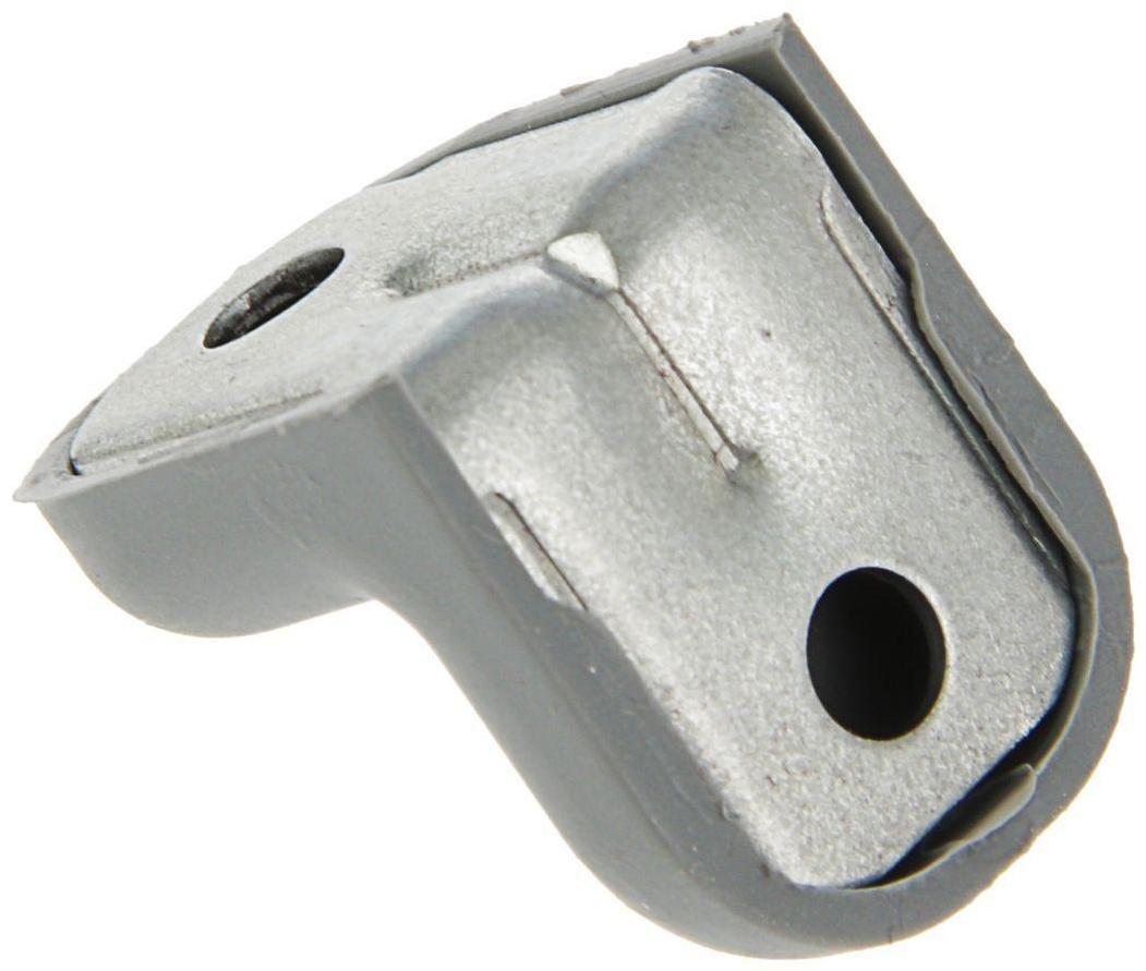 Уголок крепежный, с пластиковой крышкой, цвет металлик