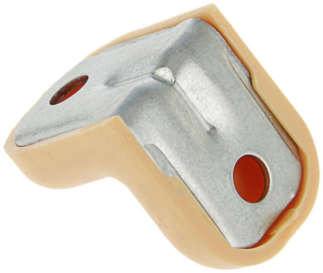 Уголок крепежный, с пластиковой крышкой, цвет обливной дуб