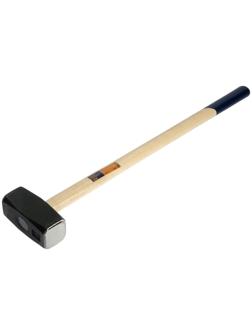 Кувалда кованая ТУНДРА, удлиненная деревянная рукоятка, 5 кг